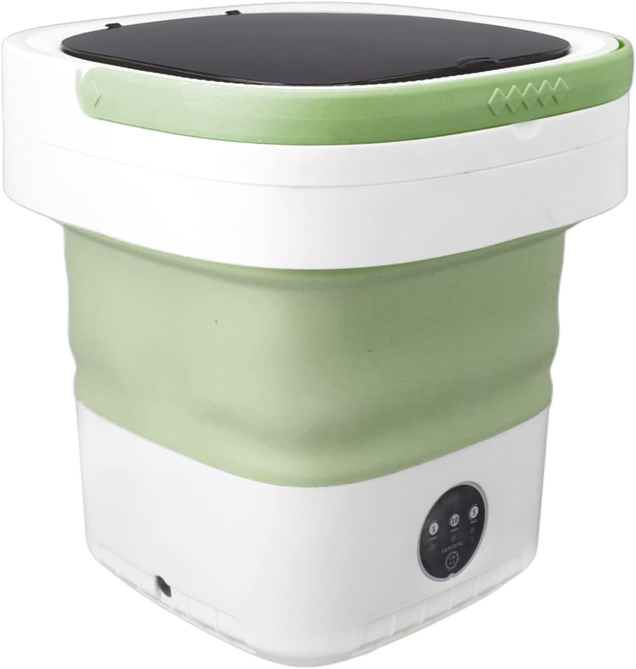 Focket Mini Lavatrice Portatile Pieghevole 7,5L, Verde