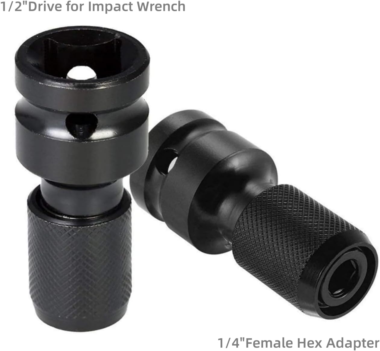 Adattatori da Quadrello 1/2” a Esagonale 1/4” (2 pz) - immagine 3