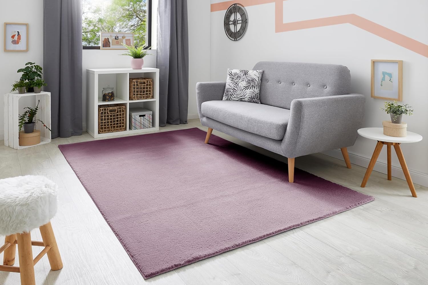 Andiamo Tappeto Arezzo Lavabile 160x230cm, Lavanda - immagine 2