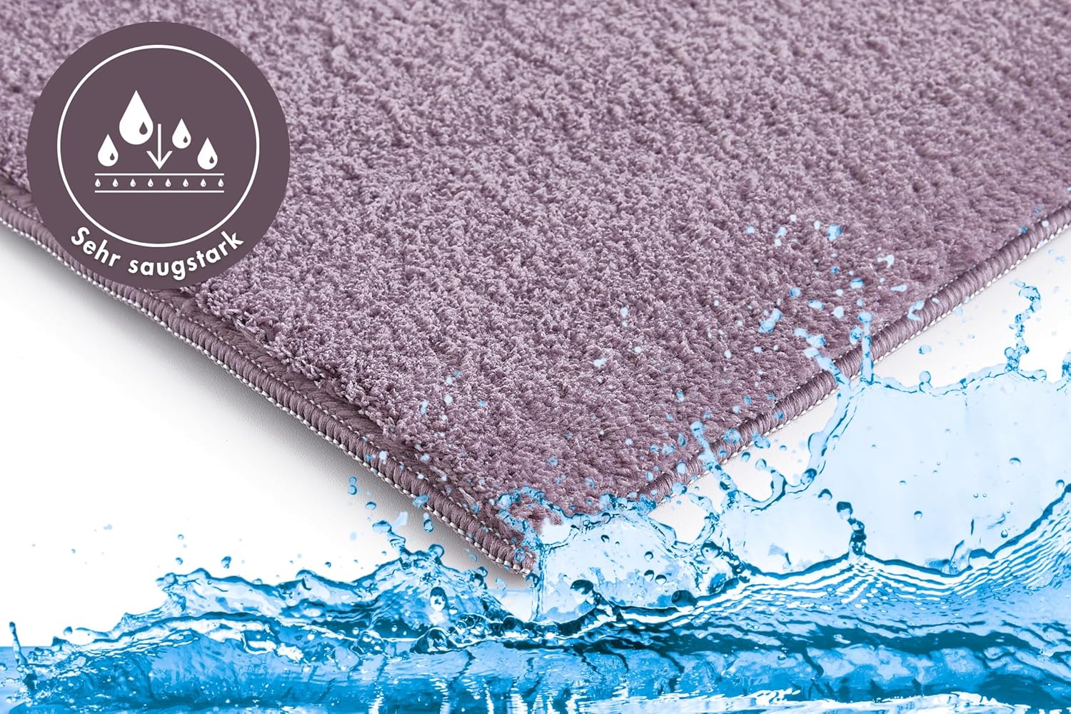 Andiamo Tappeto Arezzo Lavabile 160x230cm, Lavanda - immagine 7