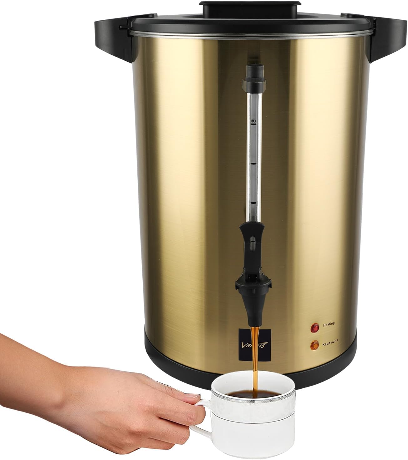 Valgus Urna da Caffè Professionale 8L Oro - immagine 1