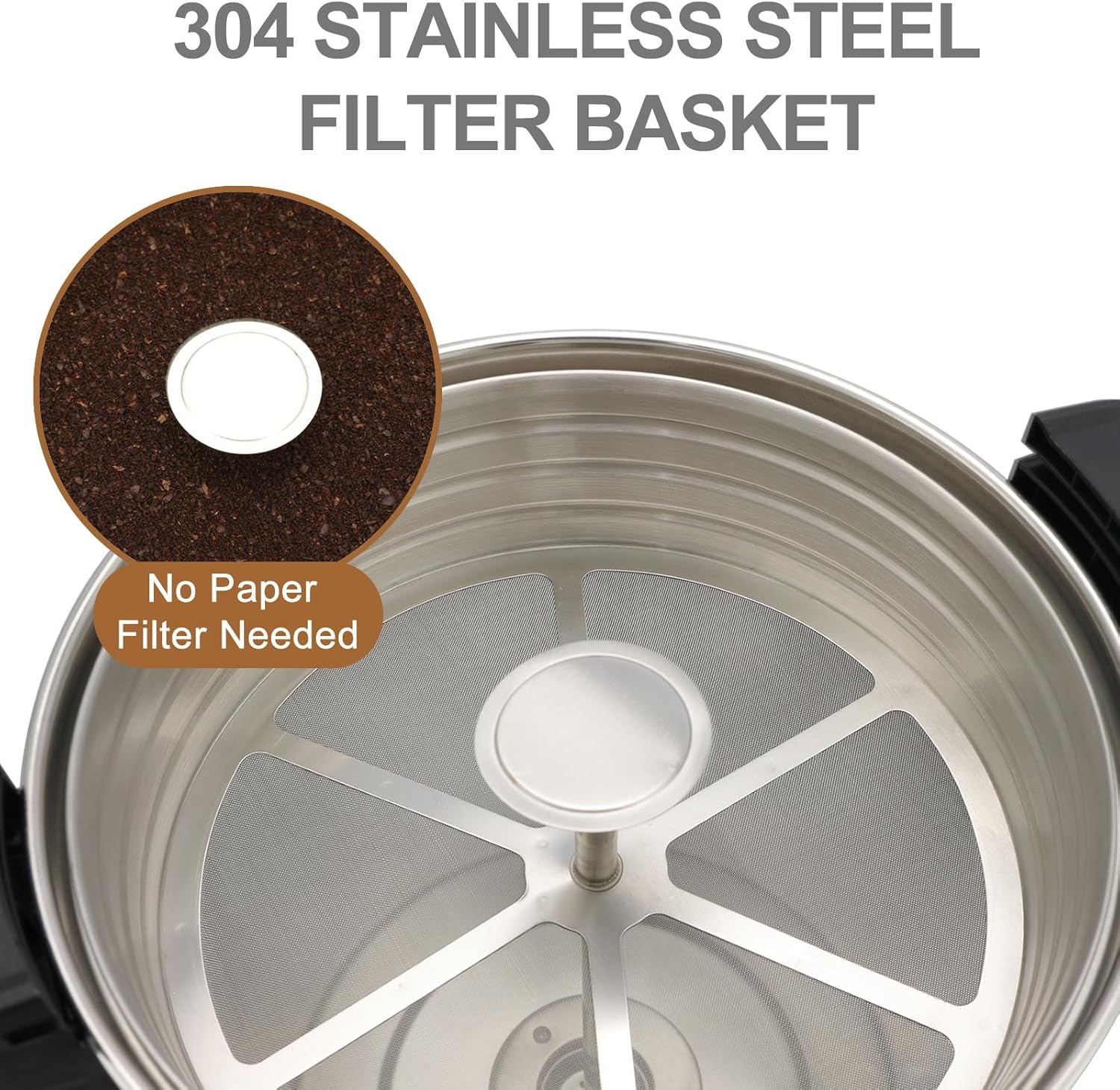 Valgus Urna da Caffè Professionale 8L Oro - immagine 2