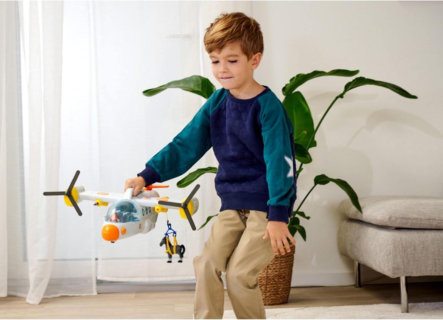 Simba Sam - Aereo di salvataggio Fire Swift 42cm - immagine 8