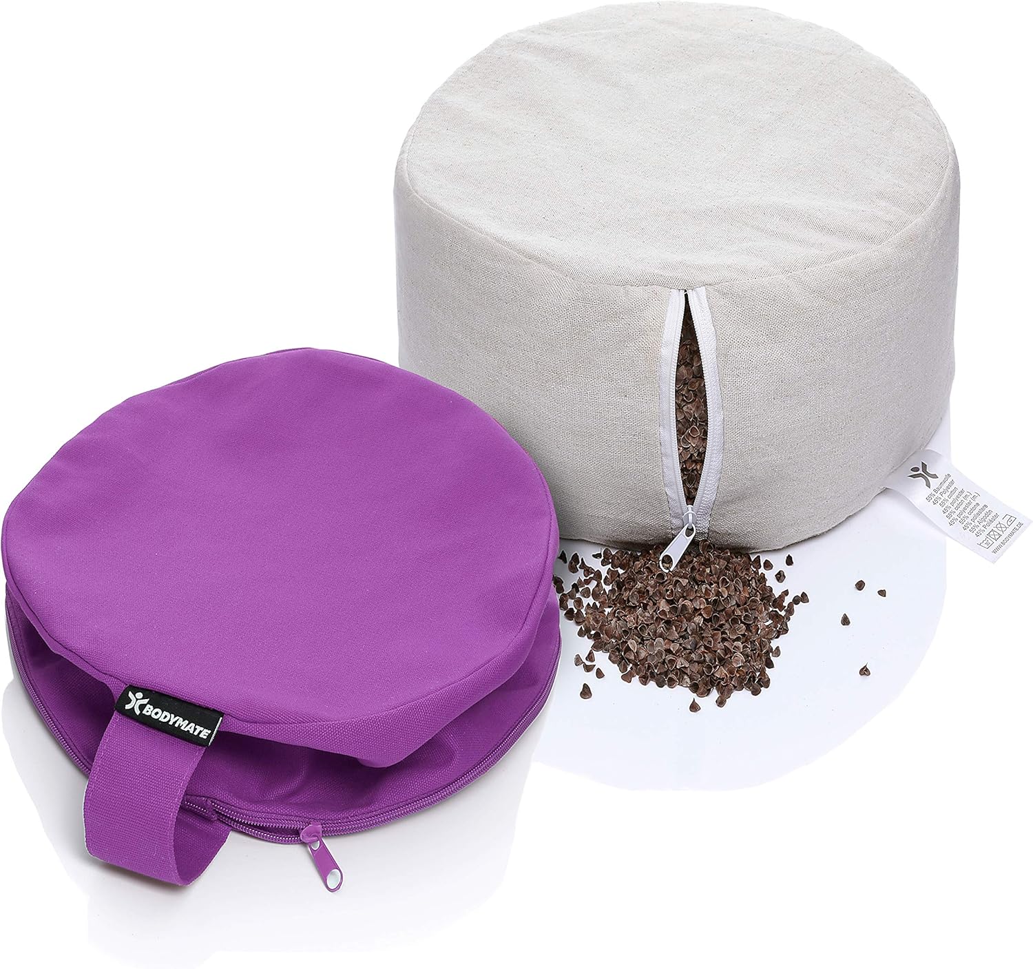 Bodymate Cuscino Yoga Rotondo Extra Alto 20cm - immagine 5