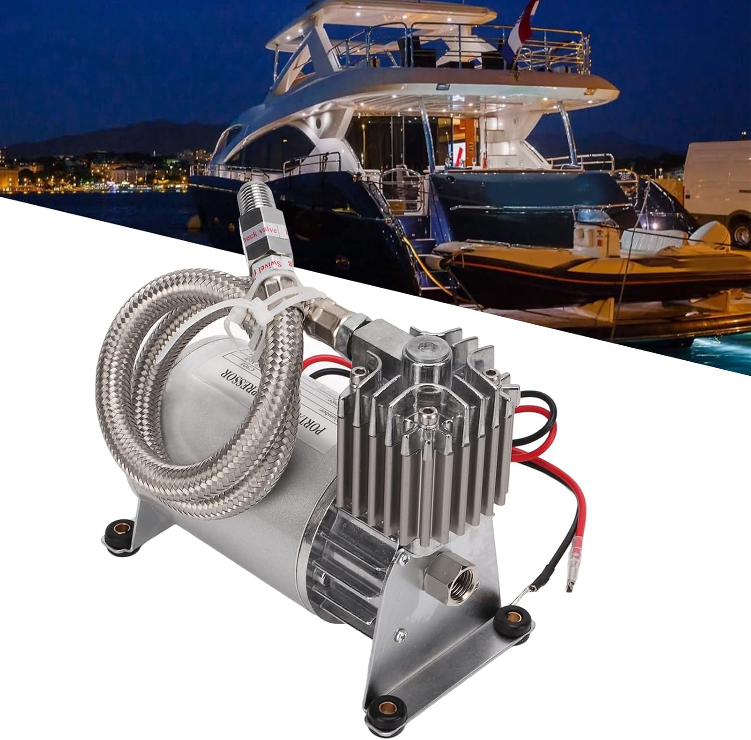 Compressore D'aria 20A 150 PSI per Veicoli 12V - immagine 2