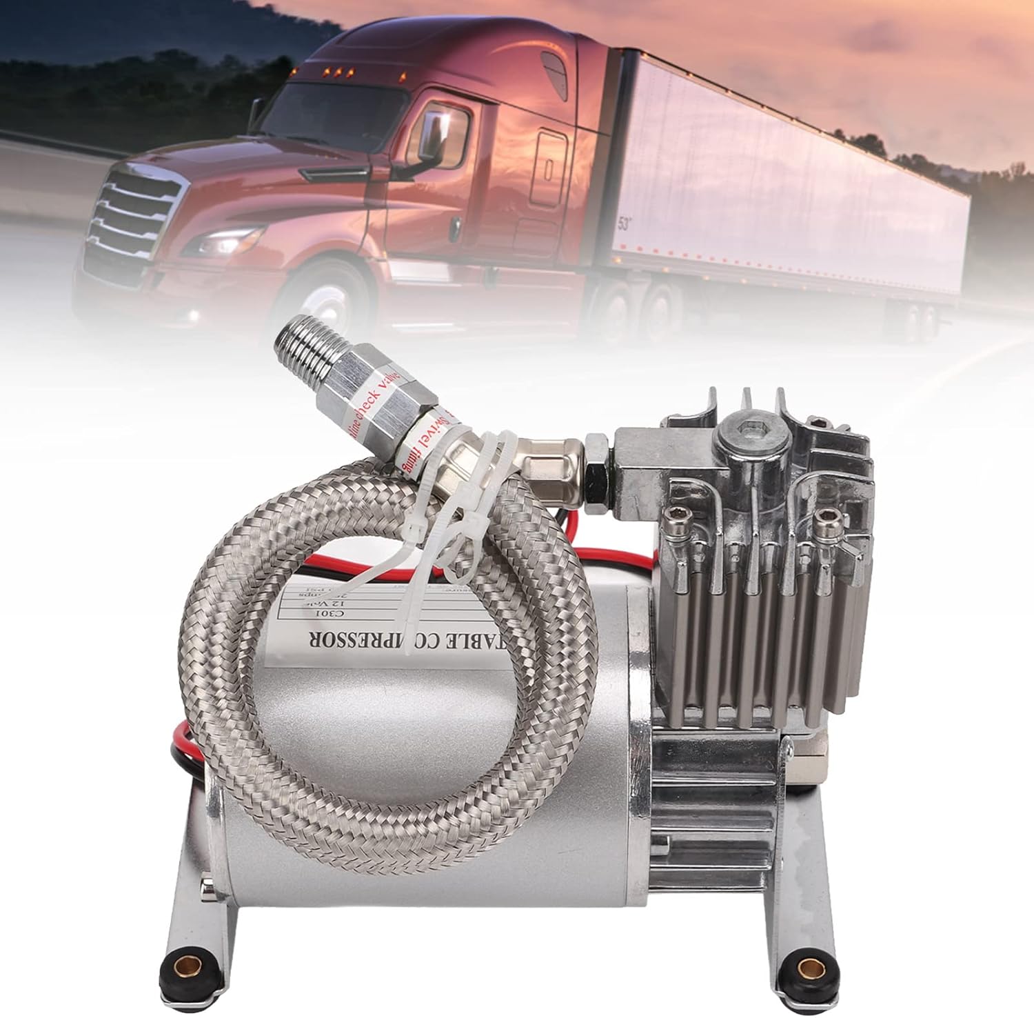 Compressore D'aria 20A 150 PSI per Veicoli 12V - immagine 4