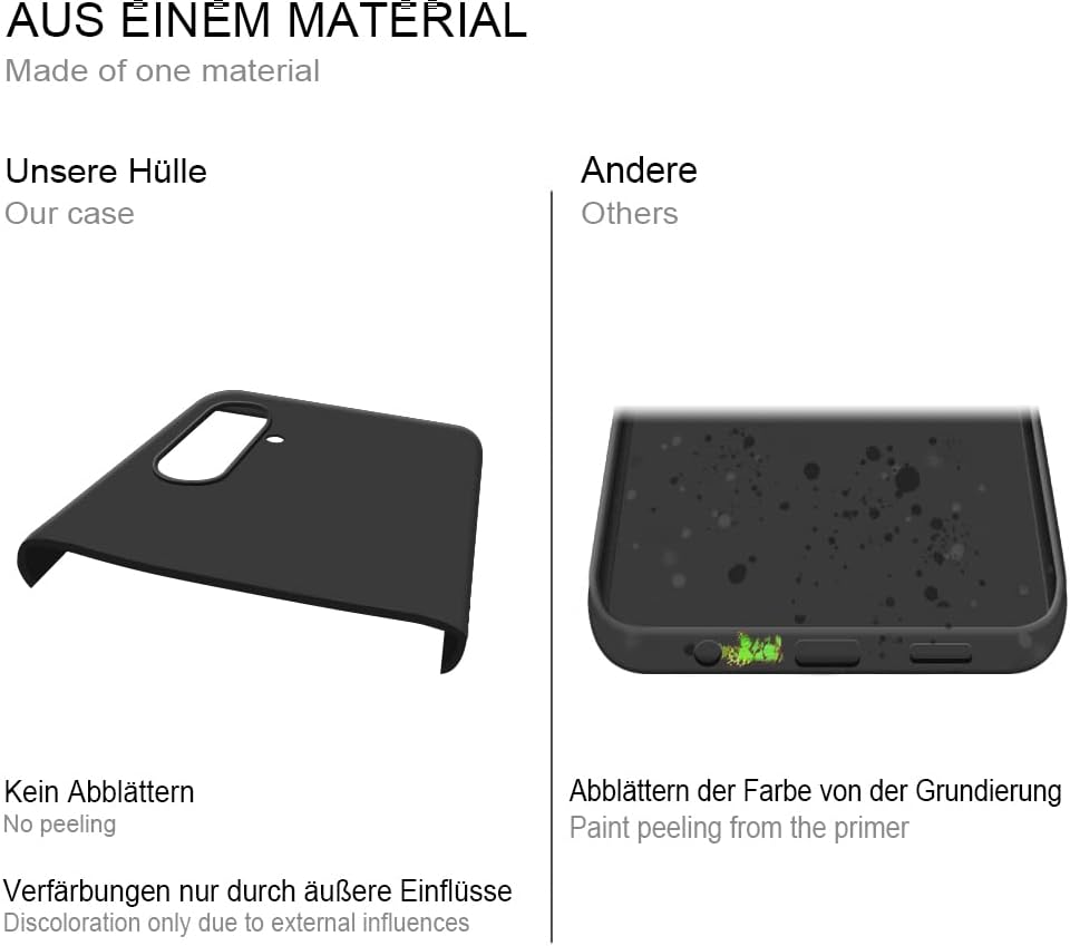 HSP Cover per Samsung Galaxy A34 5G in Silicone TPU, Nero - immagine 6