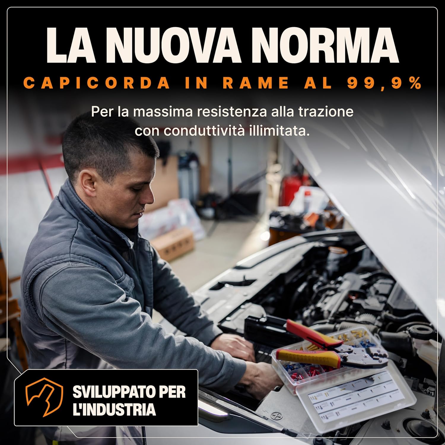 BAURIX® Set Capicorda Elettrici 700 Pezzi - immagine 6