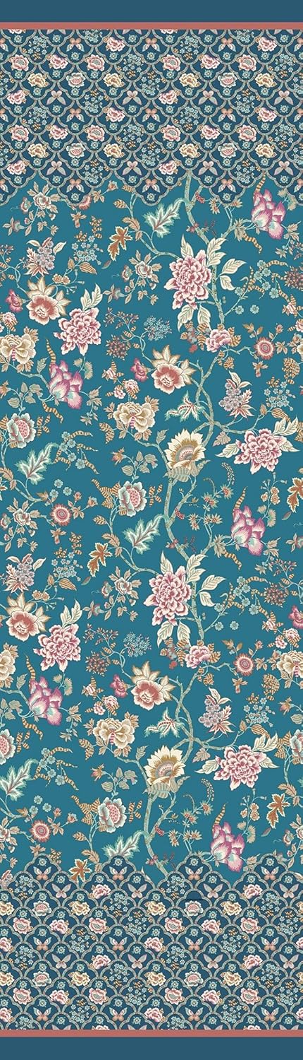 Bassetti Vicenza - Foulard in Cotone 270x270cm, Turchese/Petrolio
