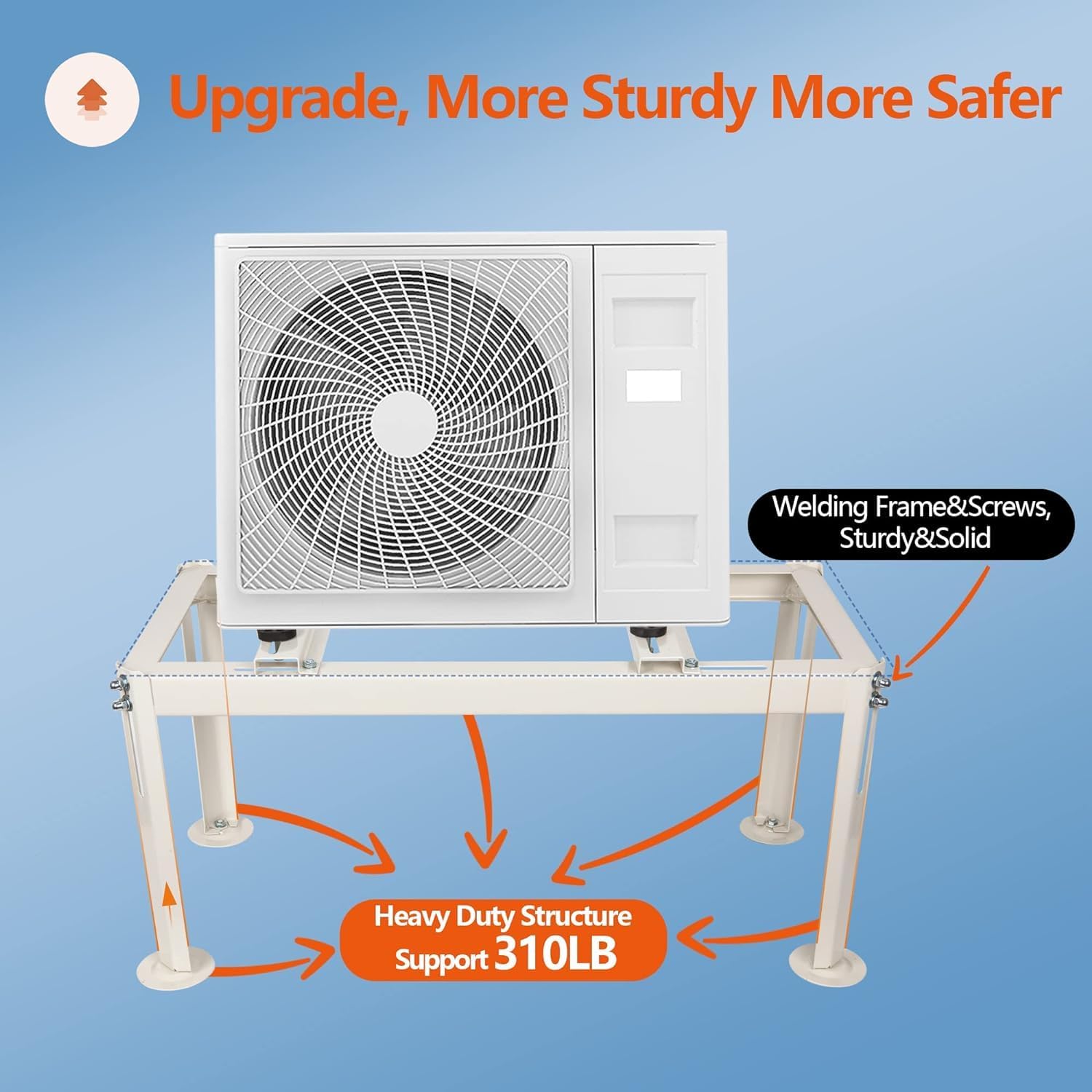 Cherbowing Supporto da Pavimento per Pompa di Calore - immagine 3