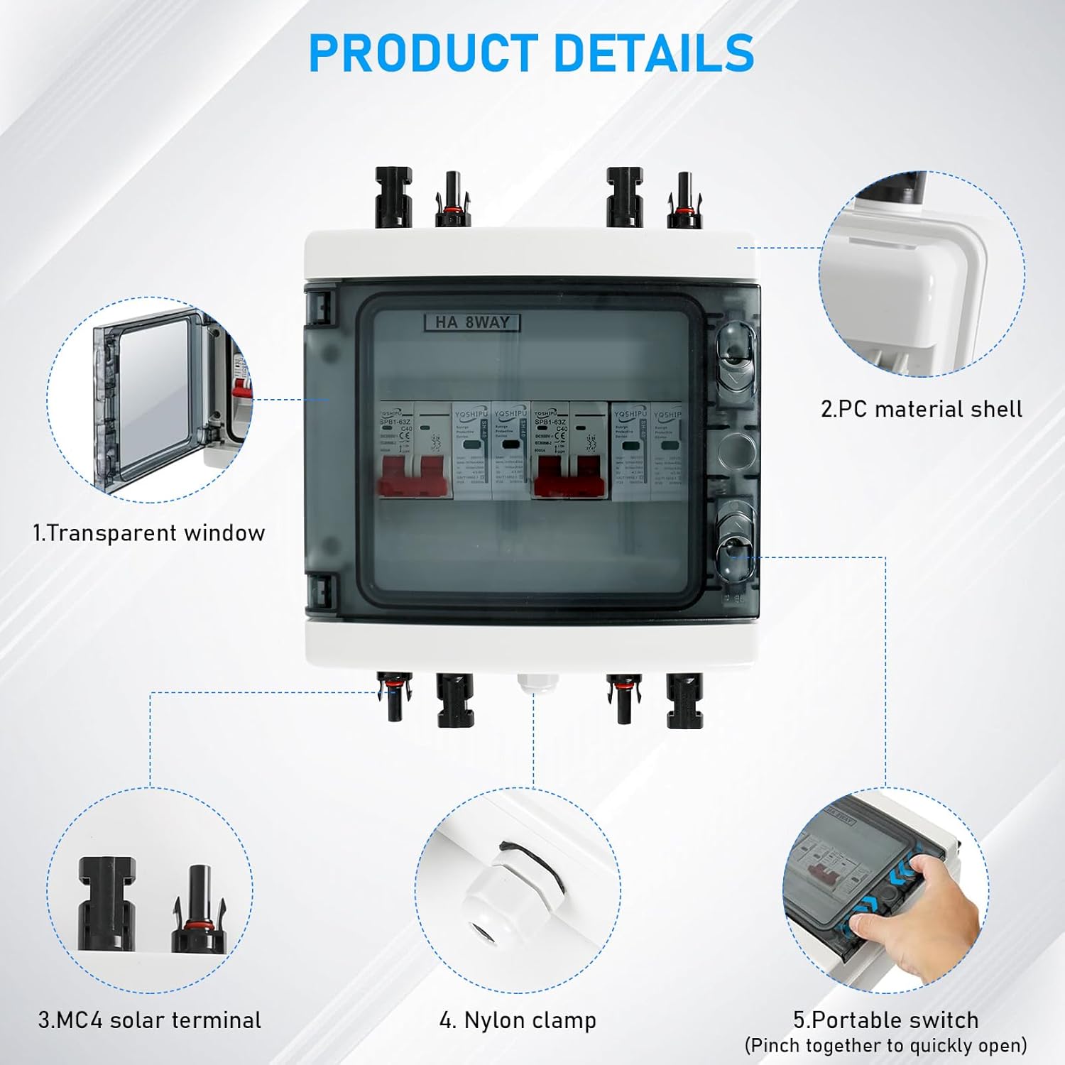 Protezione da Sovratensione PV Solare DC 40A/500V - immagine 6