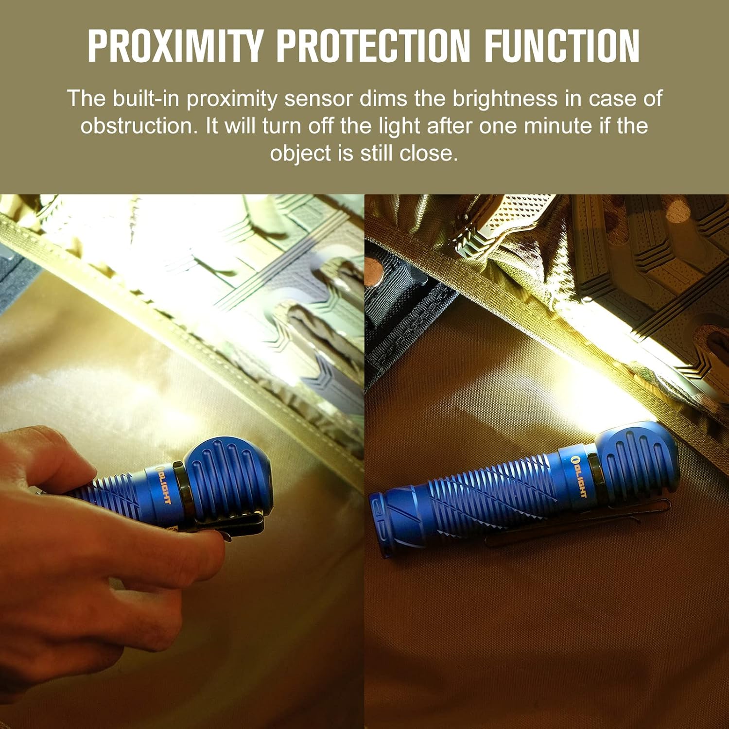 OLIGHT Perun 2 Lampada Frontale LED USB 2500 Lumen - immagine 5