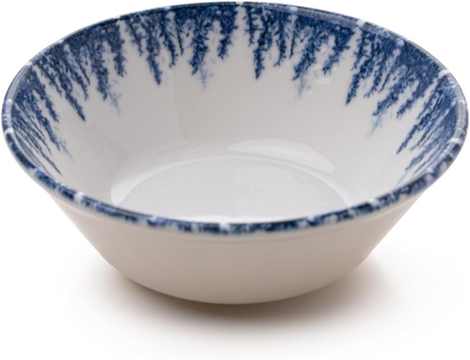 Set 18 pezzi 100% porcelain, blu e bianco - immagine 5