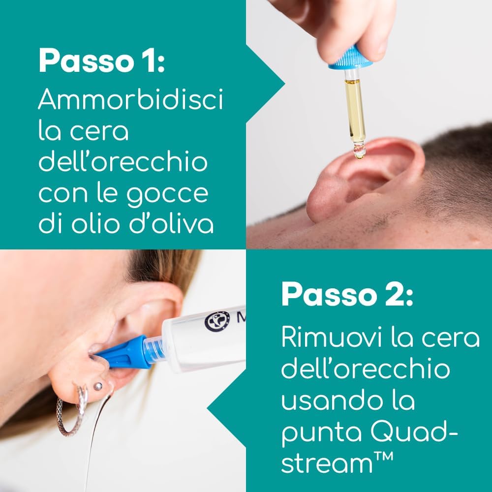 Medi Grade Kit Siringa per Pulizia Orecchie con Olio d’Oliva - immagine 3