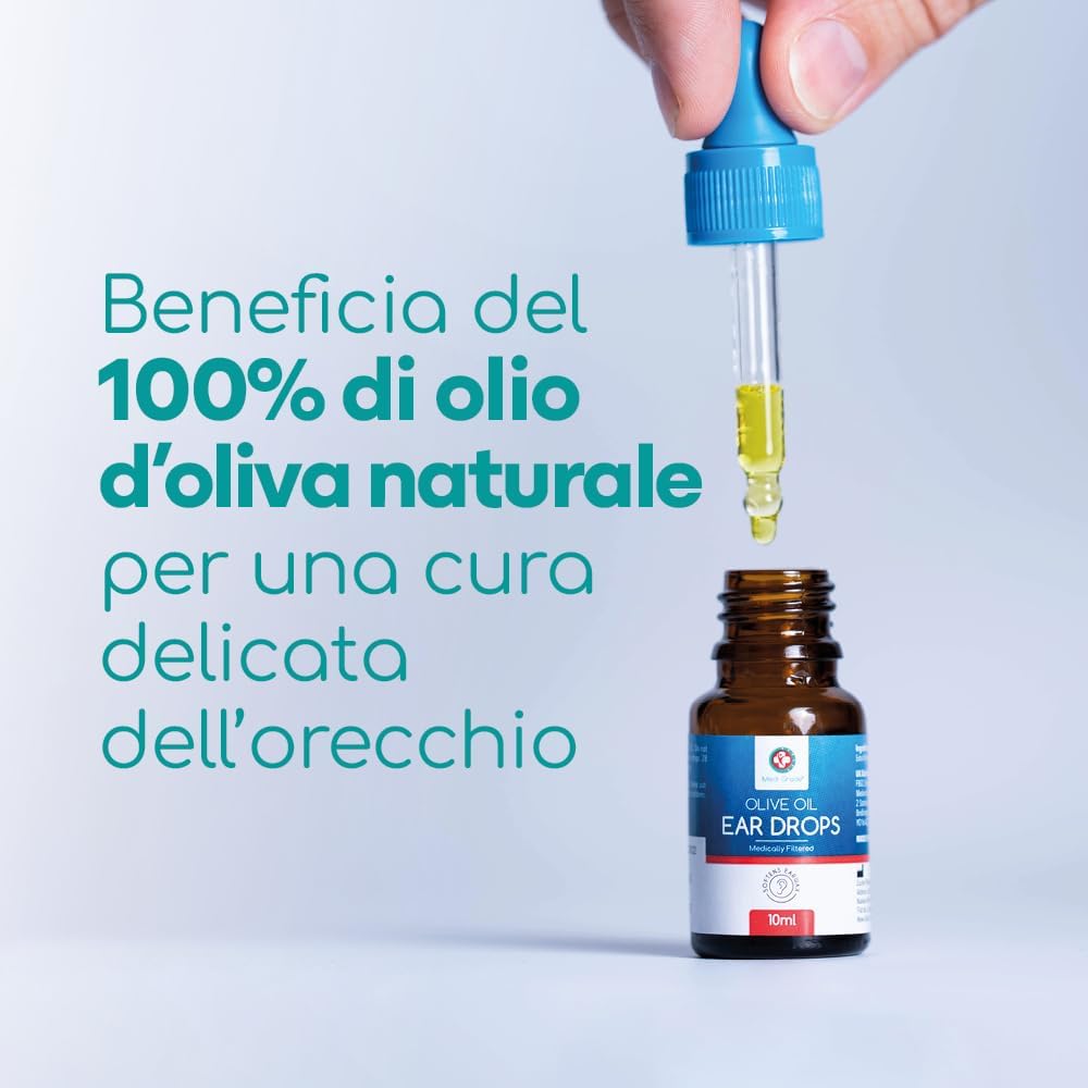 Medi Grade Kit Siringa per Pulizia Orecchie con Olio d’Oliva - immagine 6