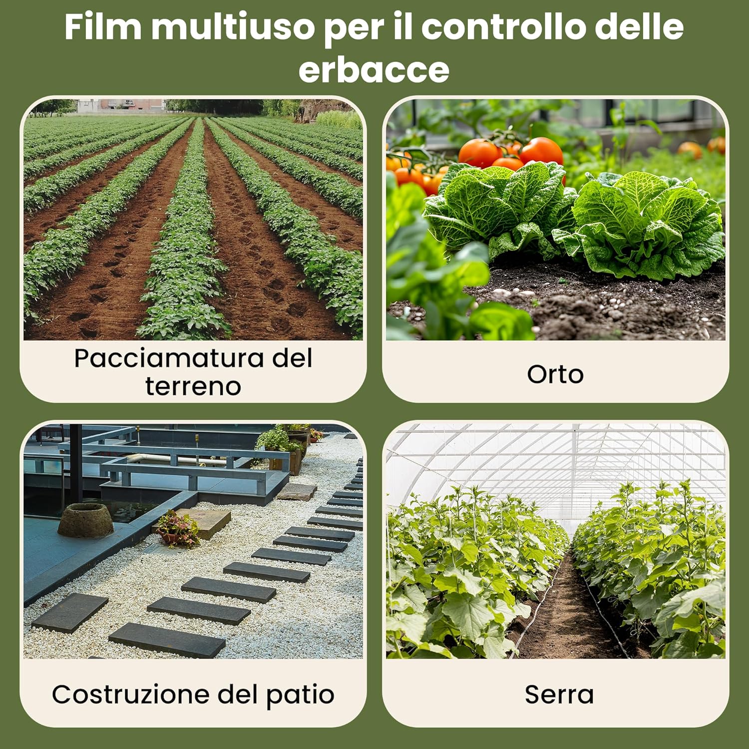 GARDENIX Tessuto Non Tessuto per Erbacce 100 m² - immagine 6