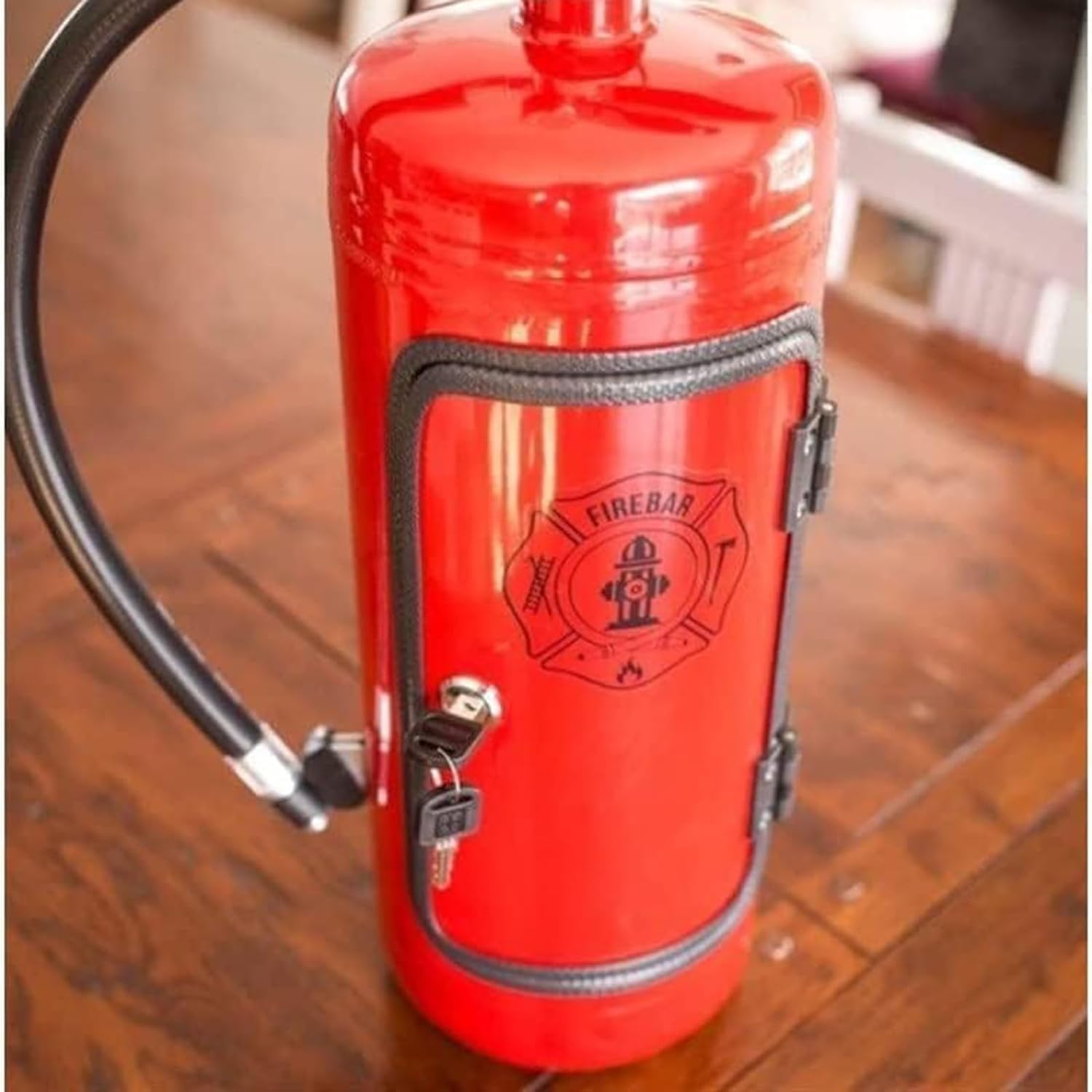 Mini Estintore Minibar per Vigile del Fuoco, Rosso - immagine 4