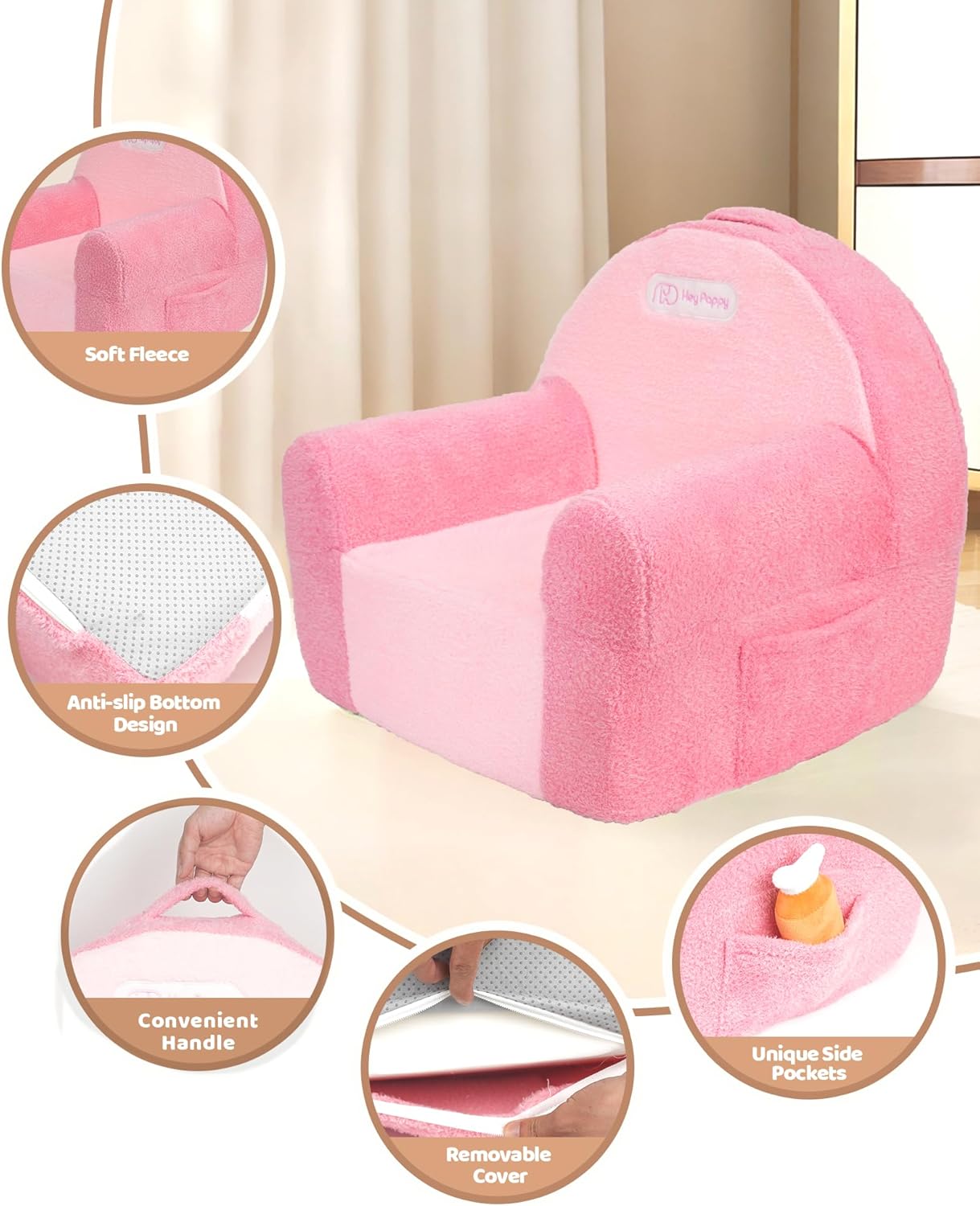 Divano per Bambini in Schiuma Confortevole - immagine 6