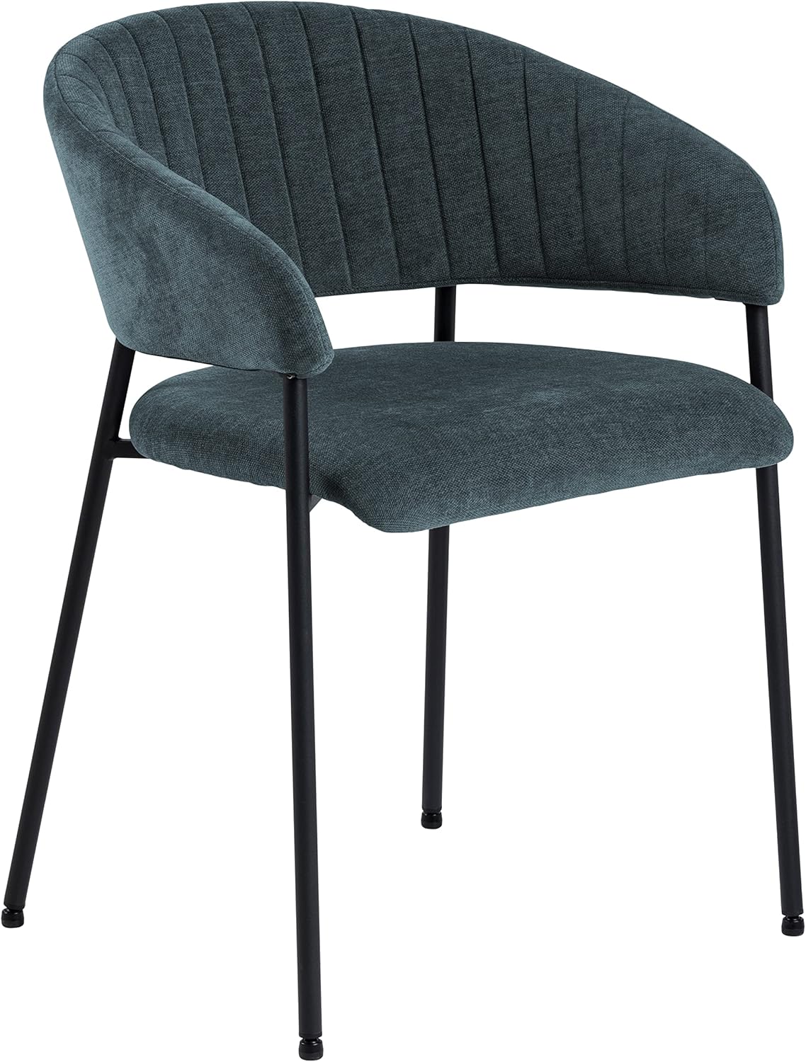 Ac Design Furniture Anna - Set 2 Sedie da Pranzo Blu Scuro