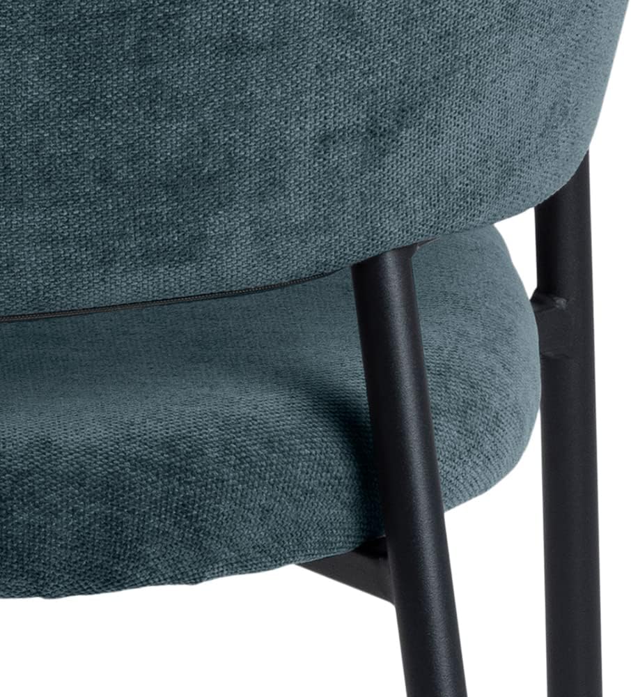 Ac Design Furniture Anna - Set 2 Sedie da Pranzo Blu Scuro - immagine 7