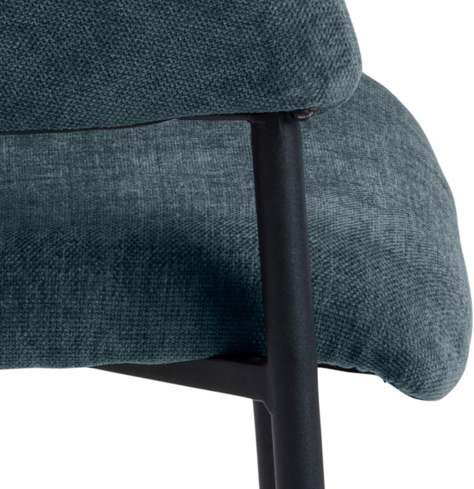 Ac Design Furniture Anna - Set 2 Sedie da Pranzo Blu Scuro - immagine 9