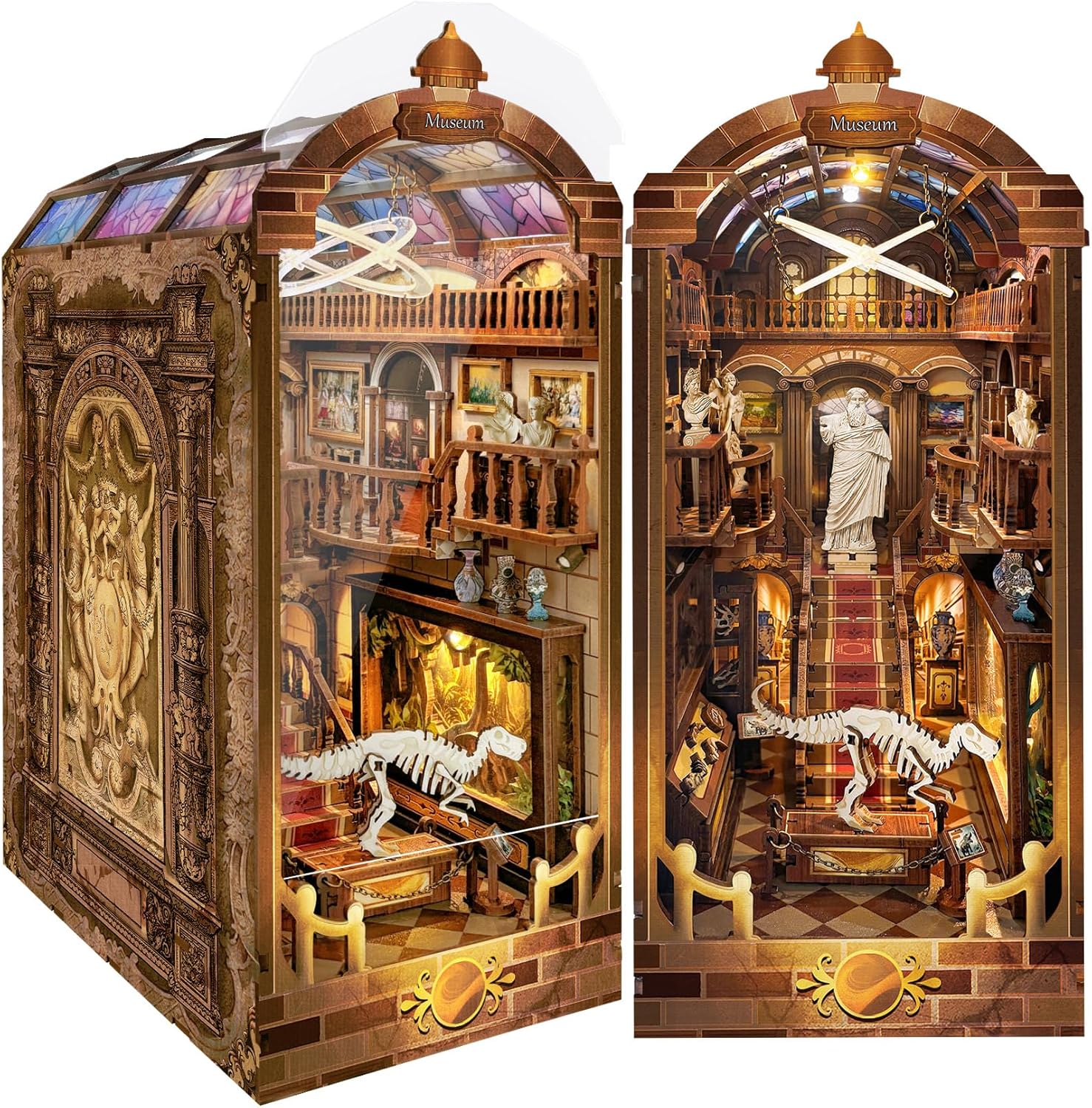 Quanquer Fai da te Book Nook Kit con Luce LED - immagine 1