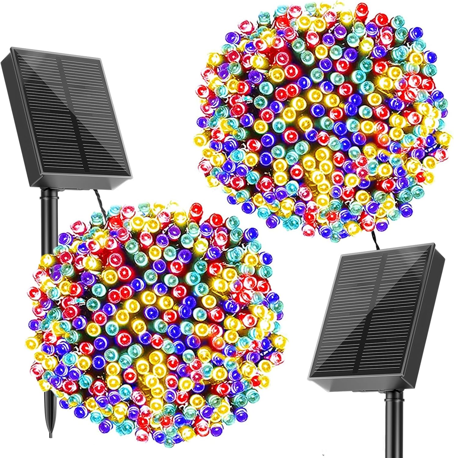 Solarbaby 2 Pezzi Catena di Luci Solari Esterno 20m 200LED - immagine 1