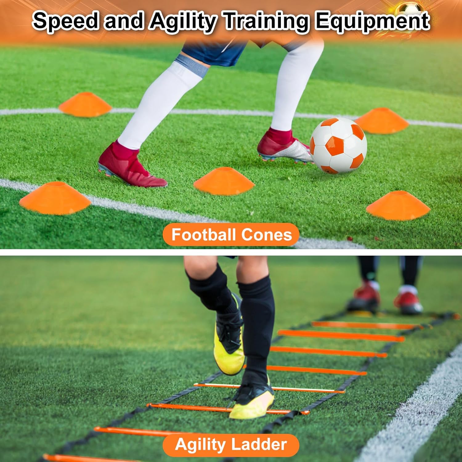 Yimore Porta Calcio Bambini 3 in 1 Pieghevole - immagine 2