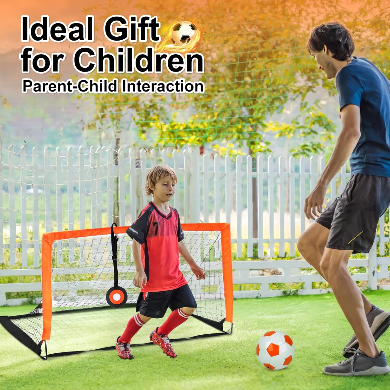 Yimore Porta Calcio Bambini 3 in 1 Pieghevole - immagine 4