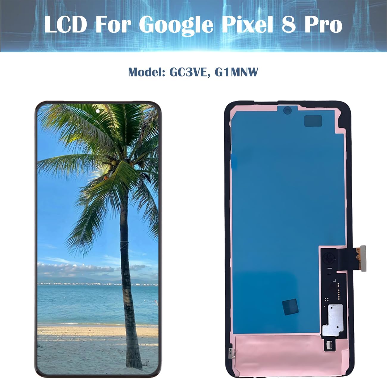 H&LYCYJ Schermo Display OLED per Google Pixel 8 Pro - immagine 2