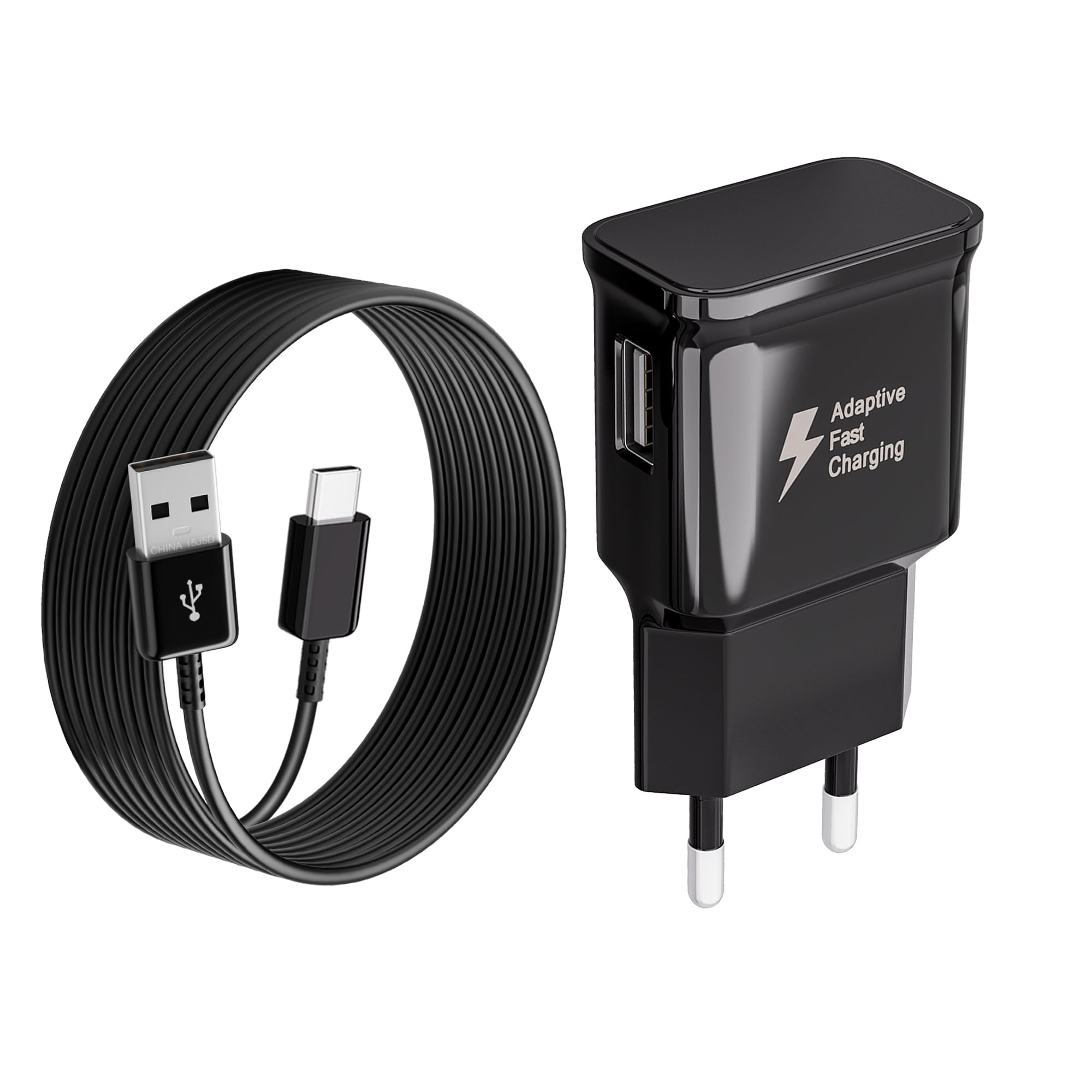 Caricabatterie Rapido per Samsung con Cavo Tipo C 2M