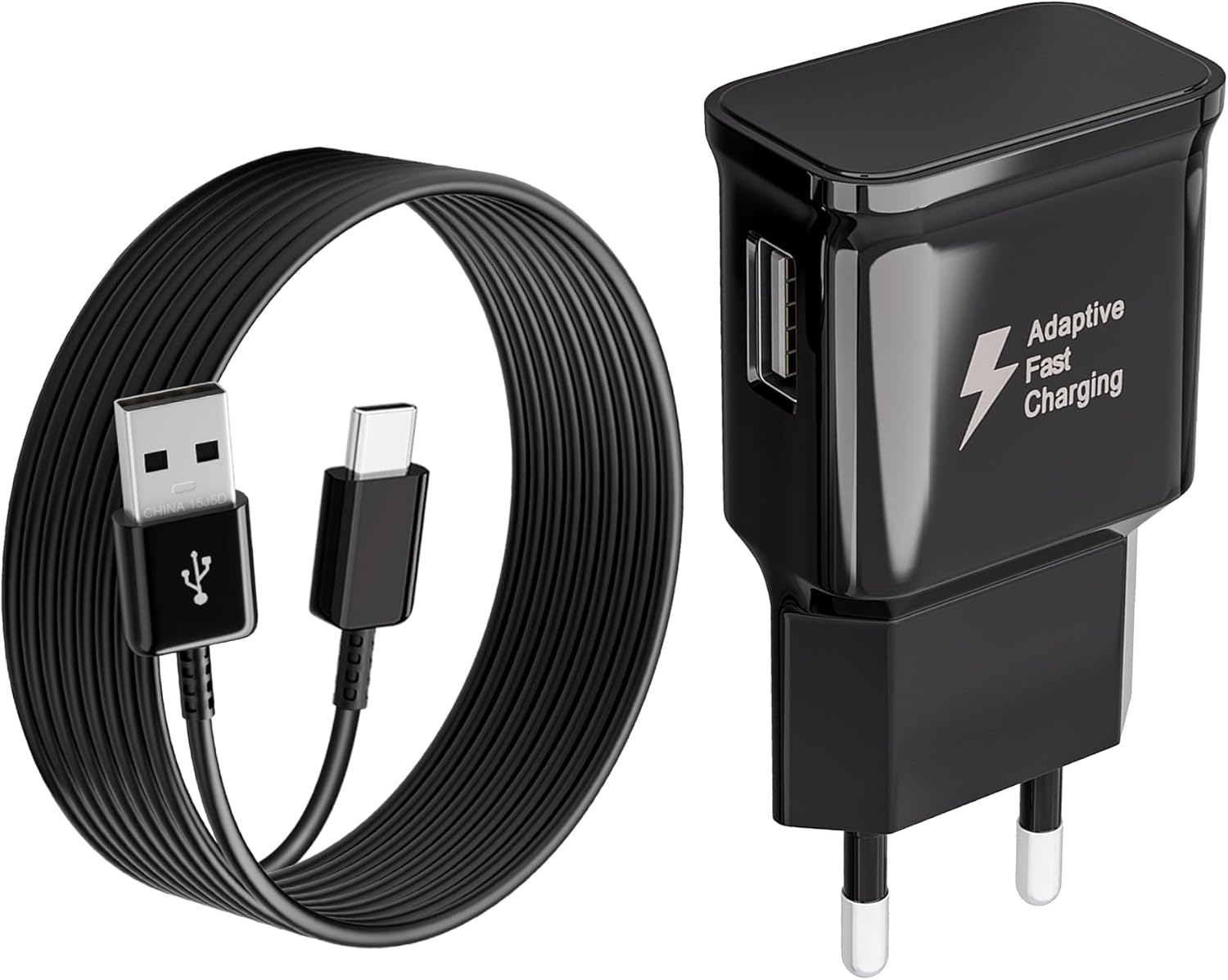 Caricabatterie Rapido per Samsung con Cavo Tipo C 2M - immagine 1