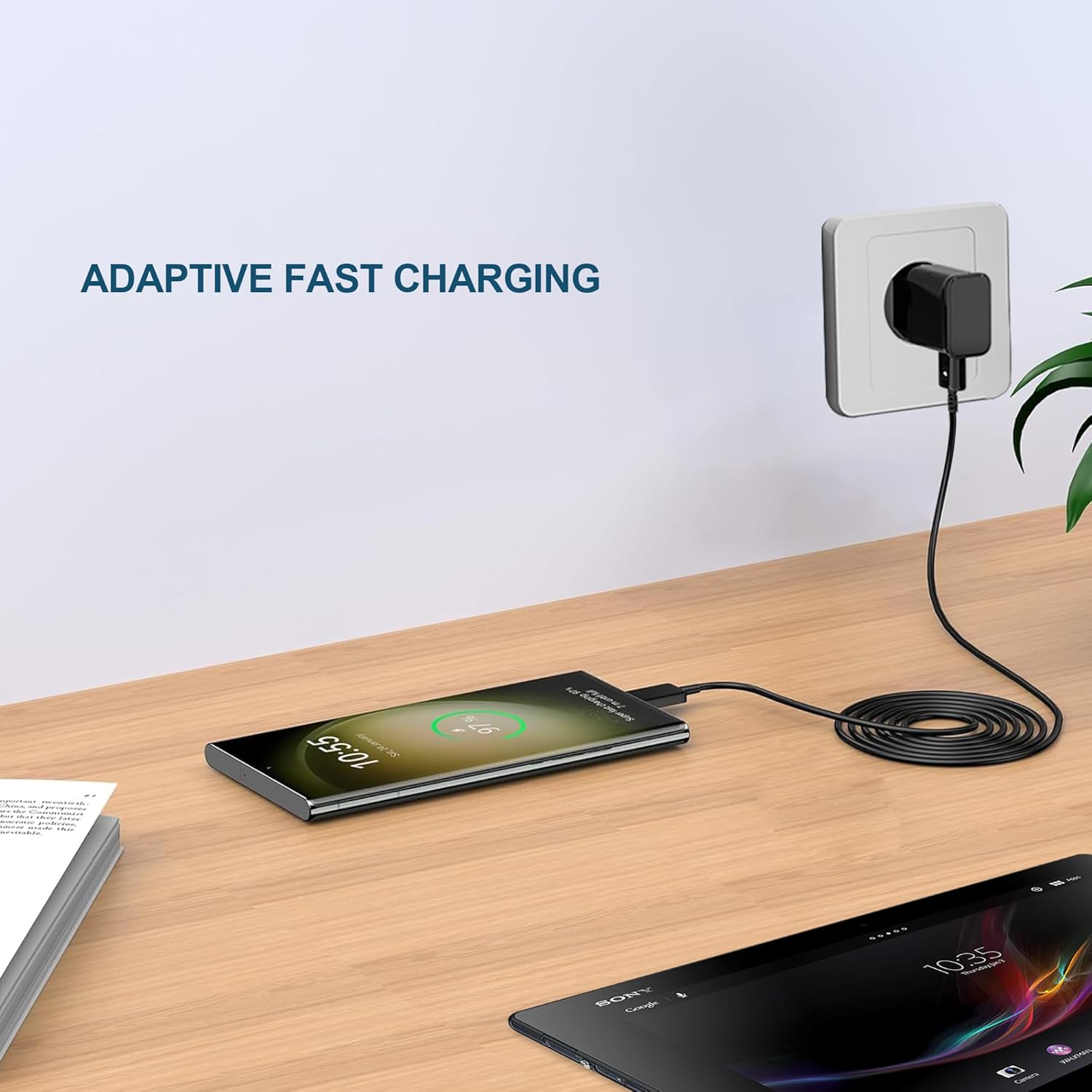 Caricabatterie Rapido per Samsung con Cavo Tipo C 2M - immagine 8