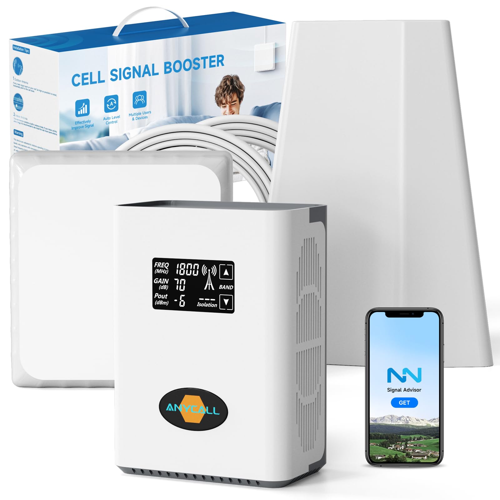 Amplificatore Segnale Cellulare 5G 4G LTE 3G GSM