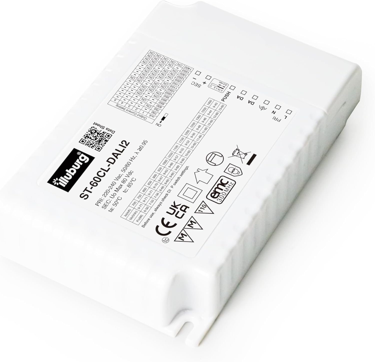 Trasformatore LED Dimmerabile DALI PUSH 60W