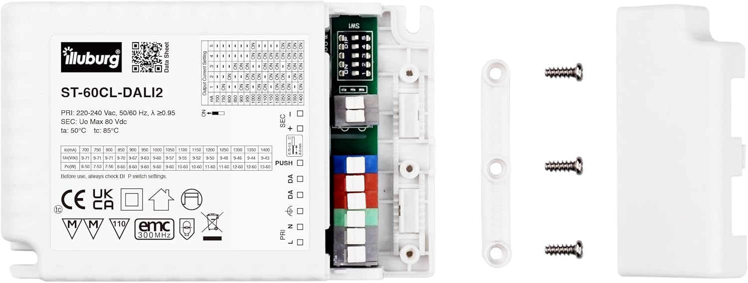 Trasformatore LED Dimmerabile DALI PUSH 60W - immagine 2