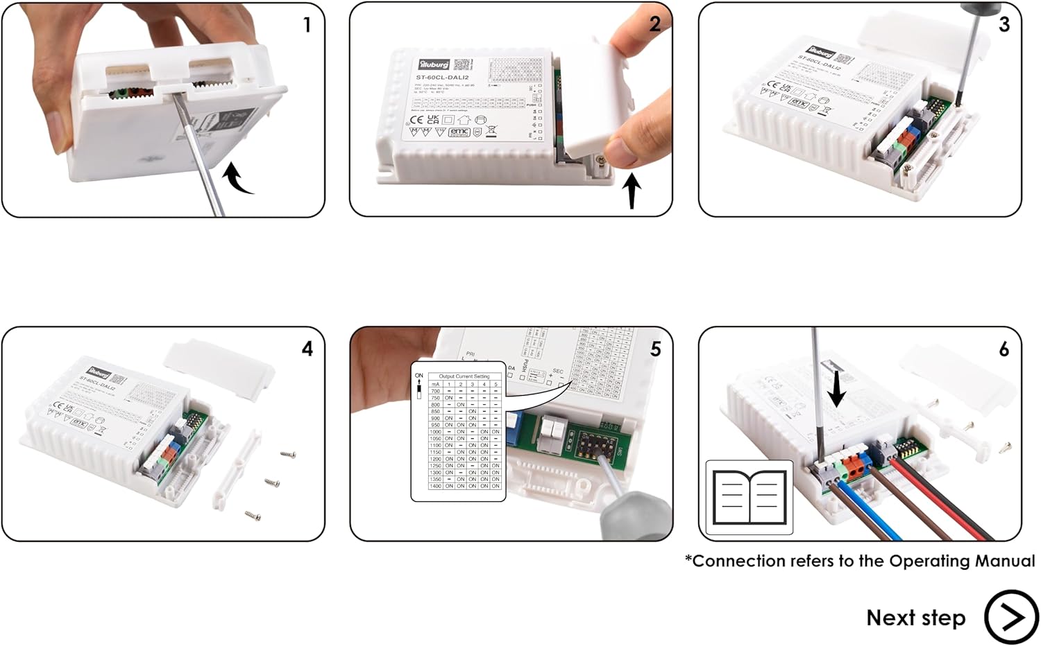 Trasformatore LED Dimmerabile DALI PUSH 60W - immagine 7