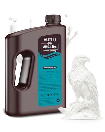 SUNLU Resina ABS-Like per Stampante 3D 3KG, Bianco