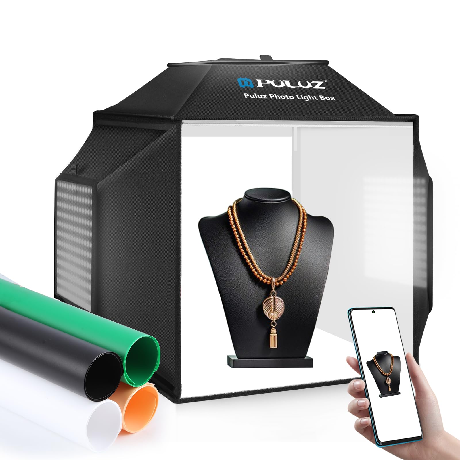 Puluz Scatola Fotografica Softbox 40 cm, 5500K