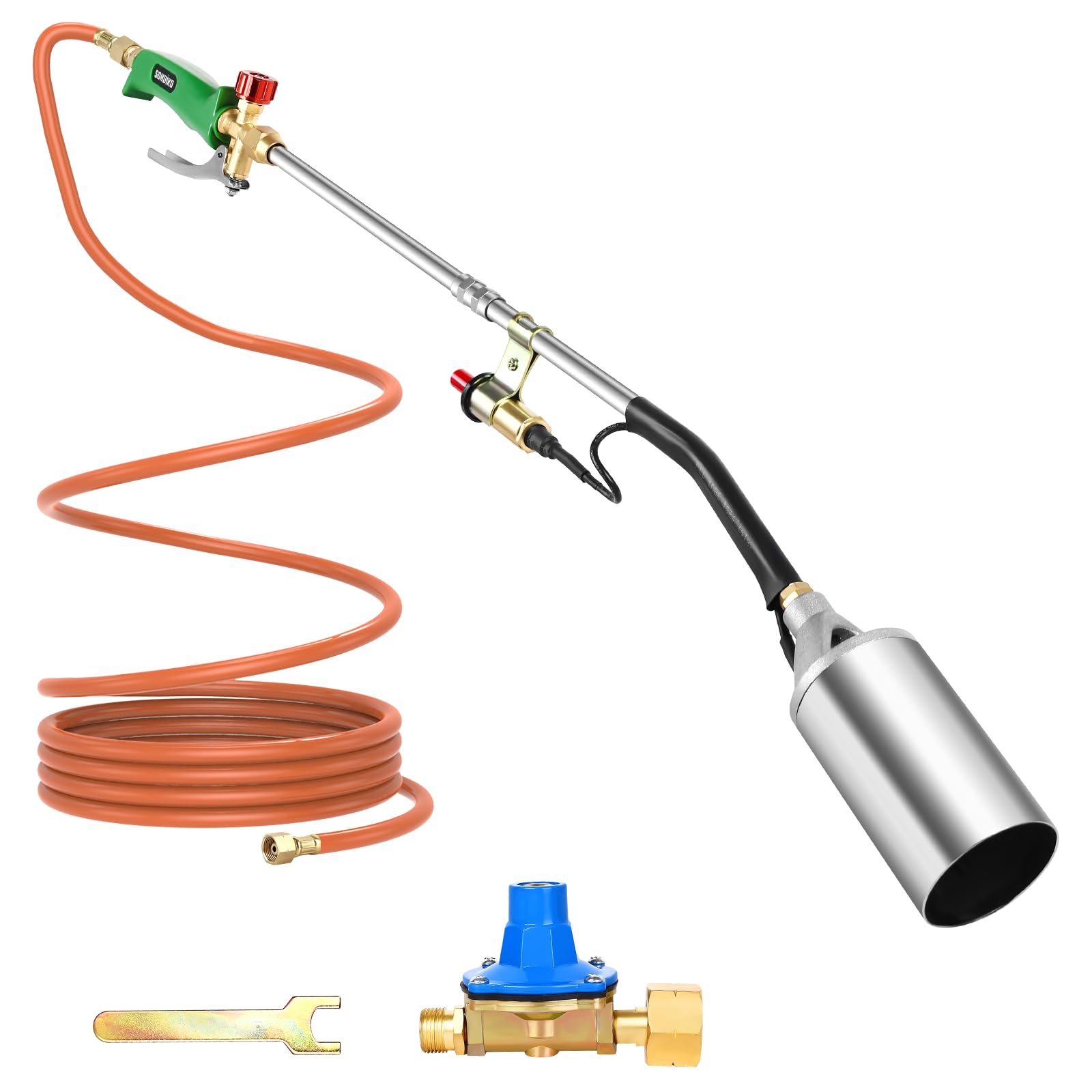 Sondiko Bruciatore per Erbacce a Gas con Tubo 5m