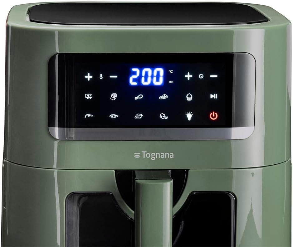 Tognana Iridea - Friggitrice ad Aria 7L, Verde Salvia - immagine 2