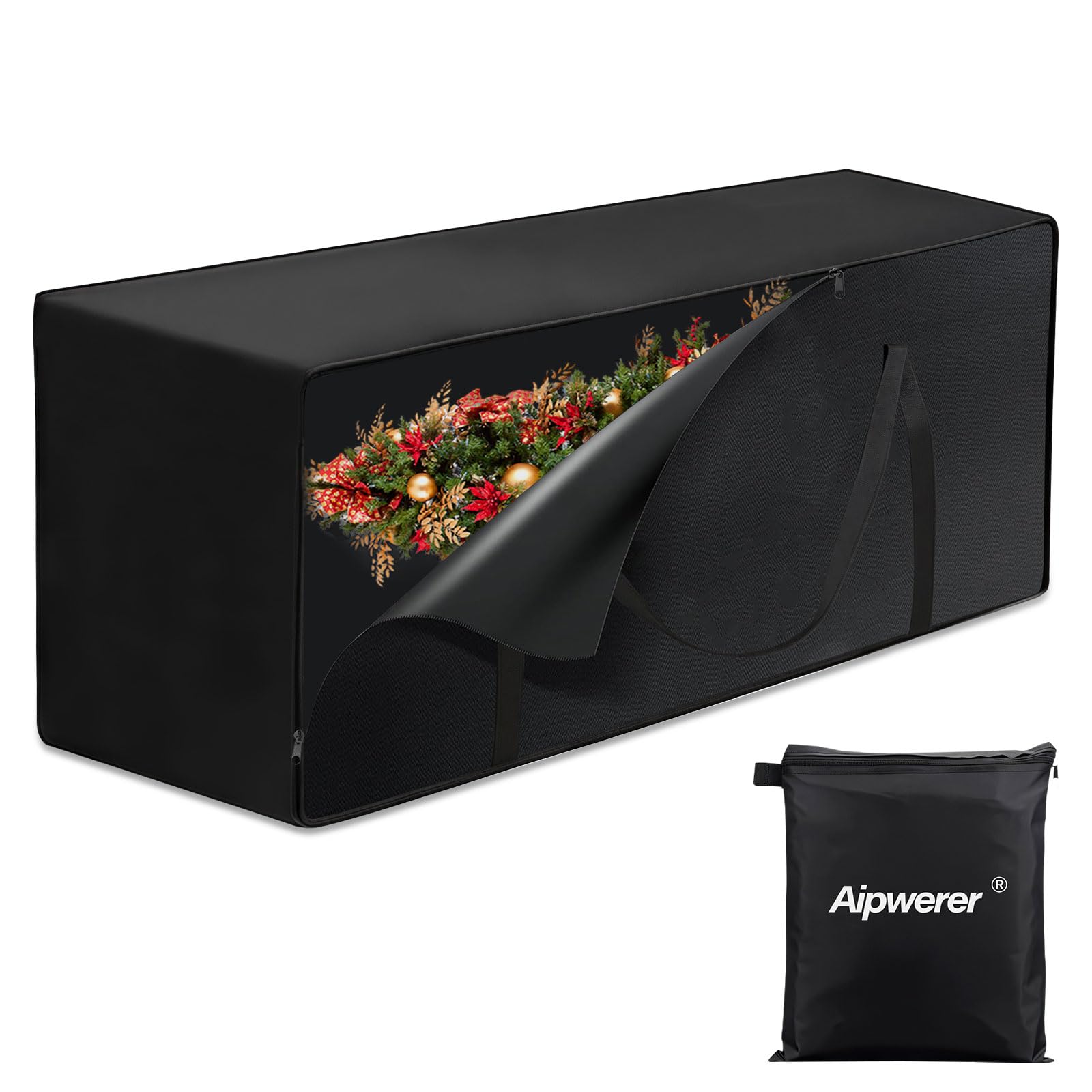 Aipwerer Custodia Porta Albero di Natale, Nera