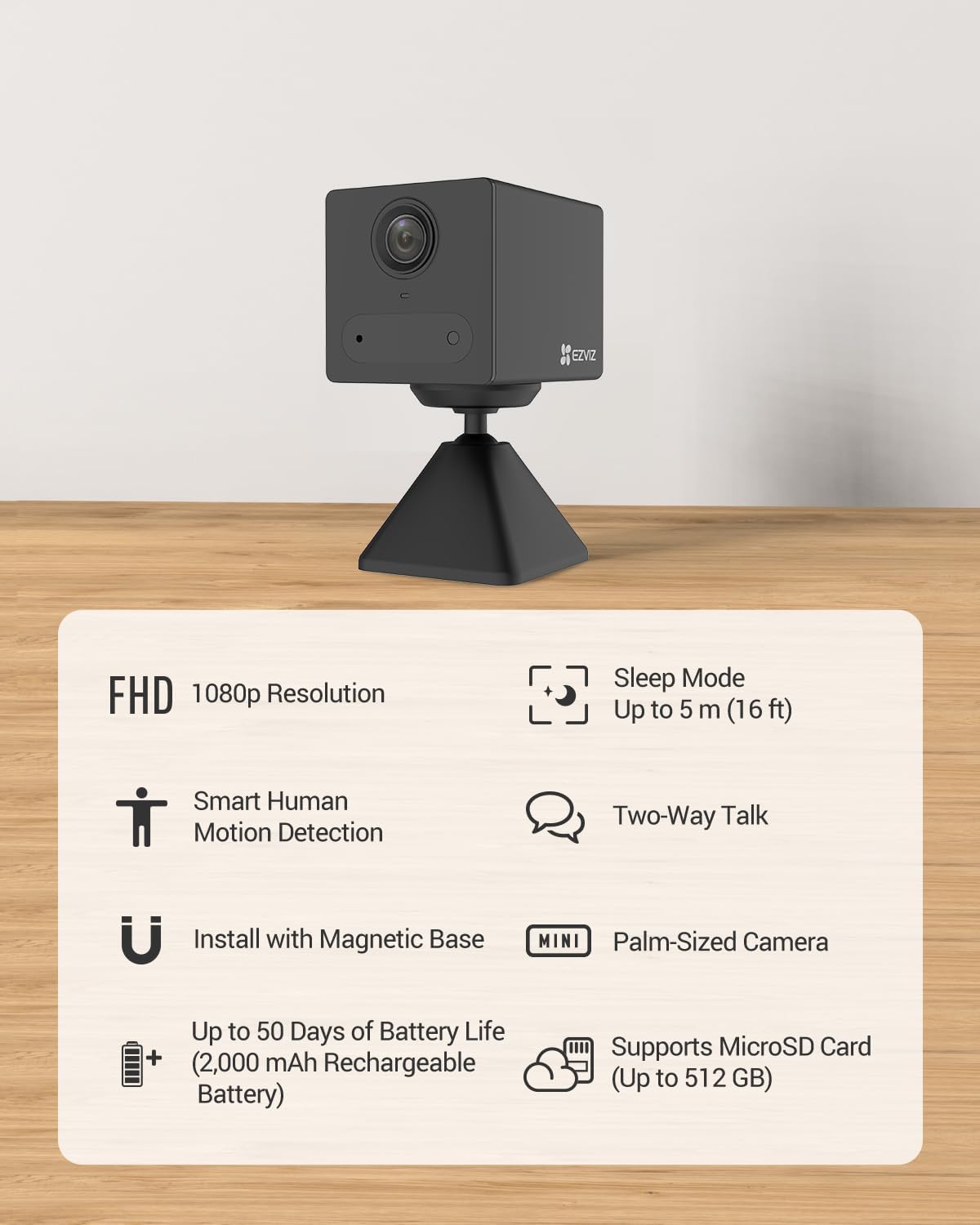 Ezviz Telecamera da Interno IP Camera WiFi - immagine 2