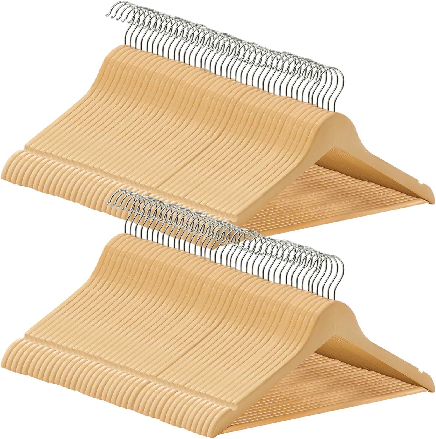 Abheng Grucce Legno 80 Pezzi, Naturale - immagine 1