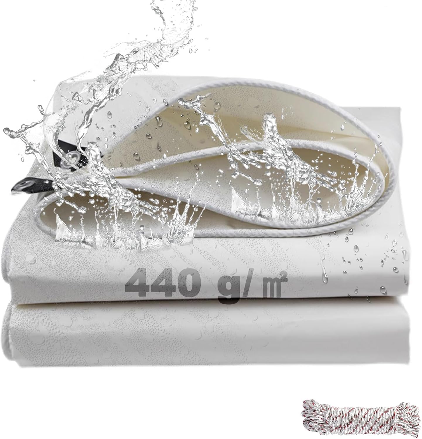 Telo Impermeabile Esterno 3x4m PVC 440 g/m² - immagine 1