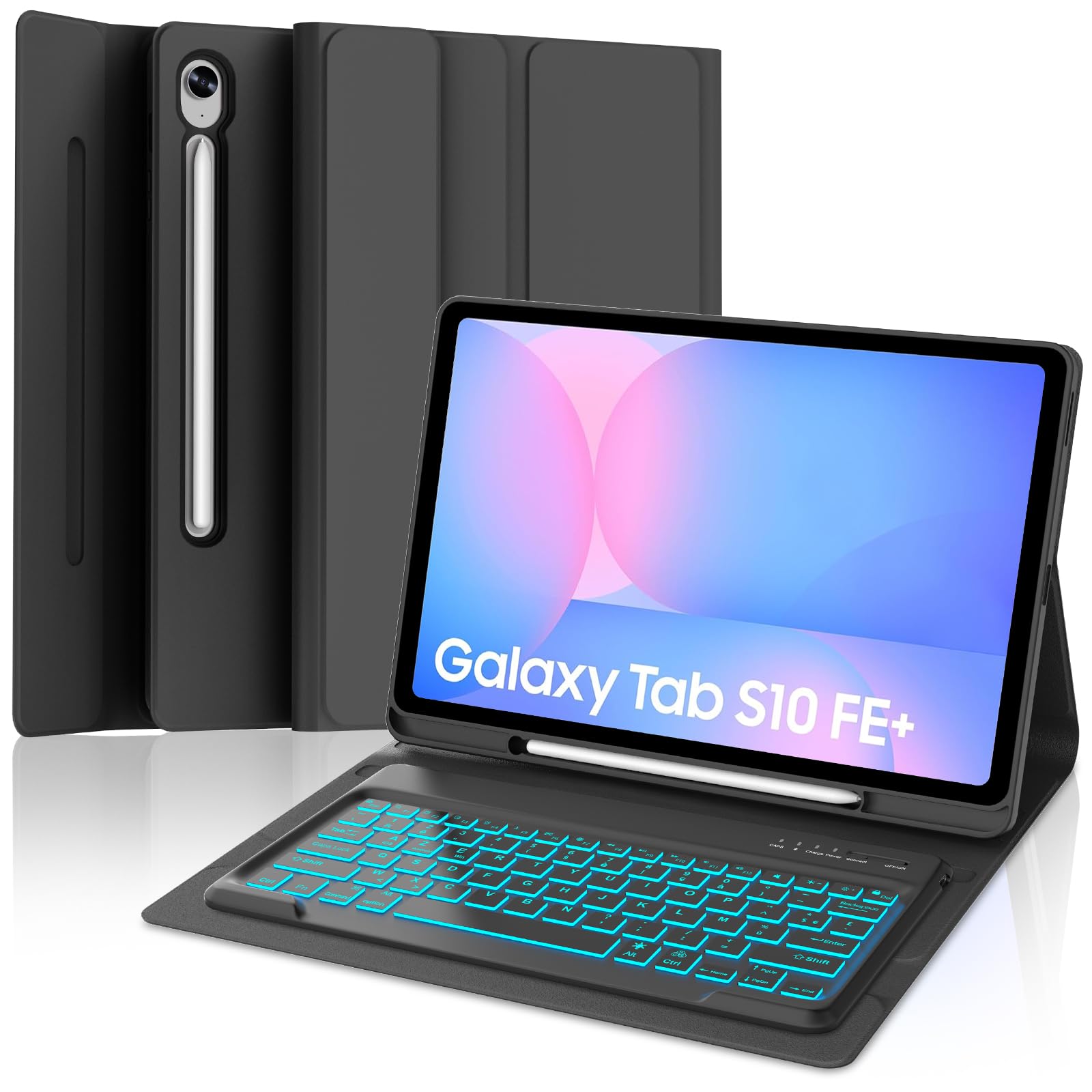Sengbirch Cover Tastiera AZERTY per Samsung Galaxy Tab S10 FE+ 13.1"