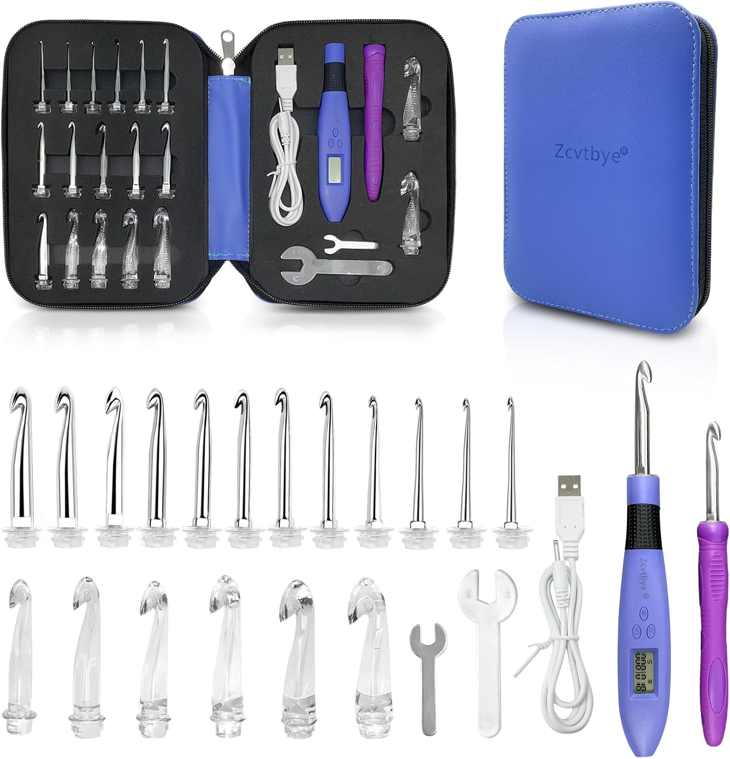 Transplant Set Uncinetti 18 in 1 con Contatore e LED - immagine 1