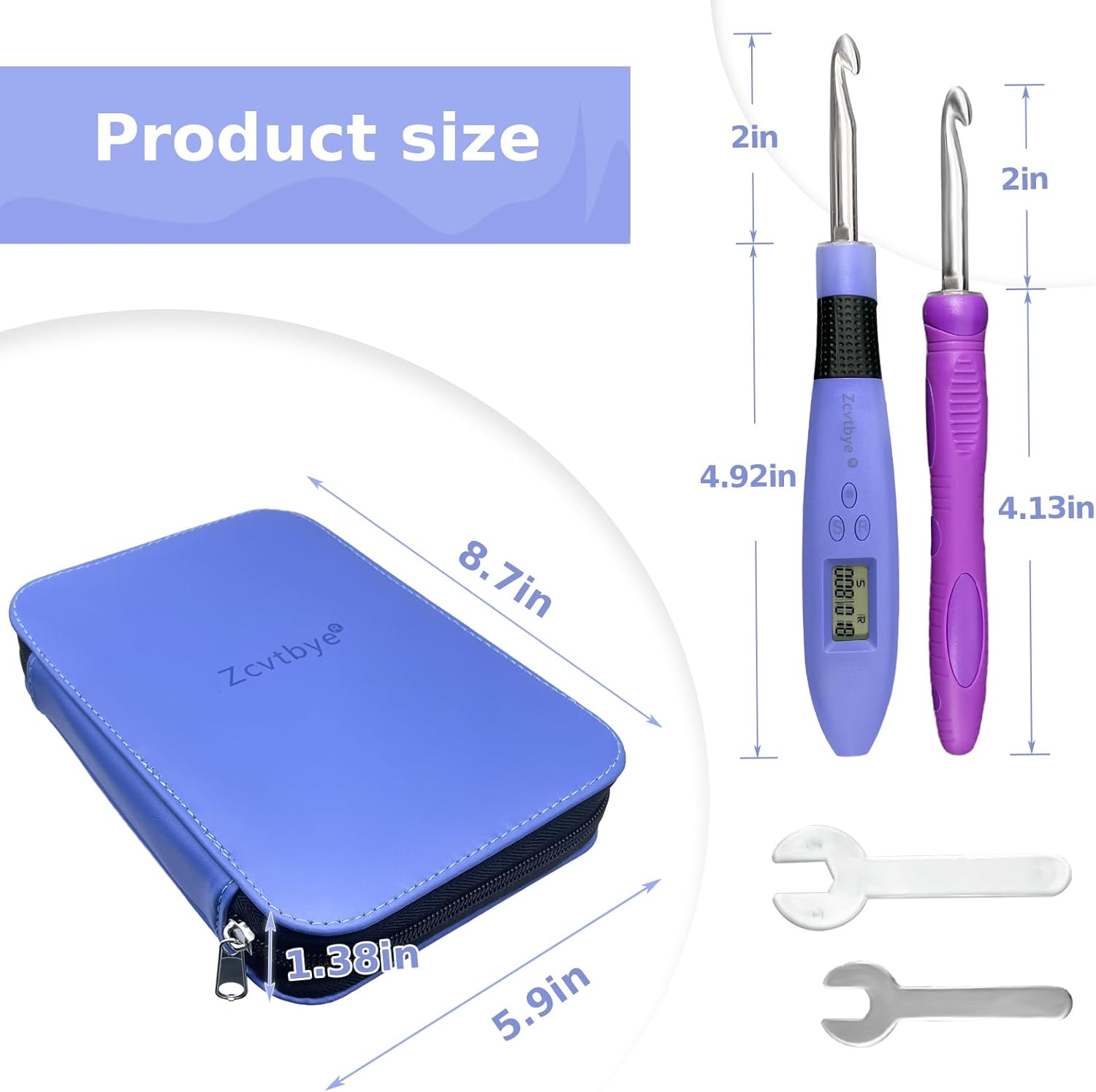 Transplant Set Uncinetti 18 in 1 con Contatore e LED - immagine 4
