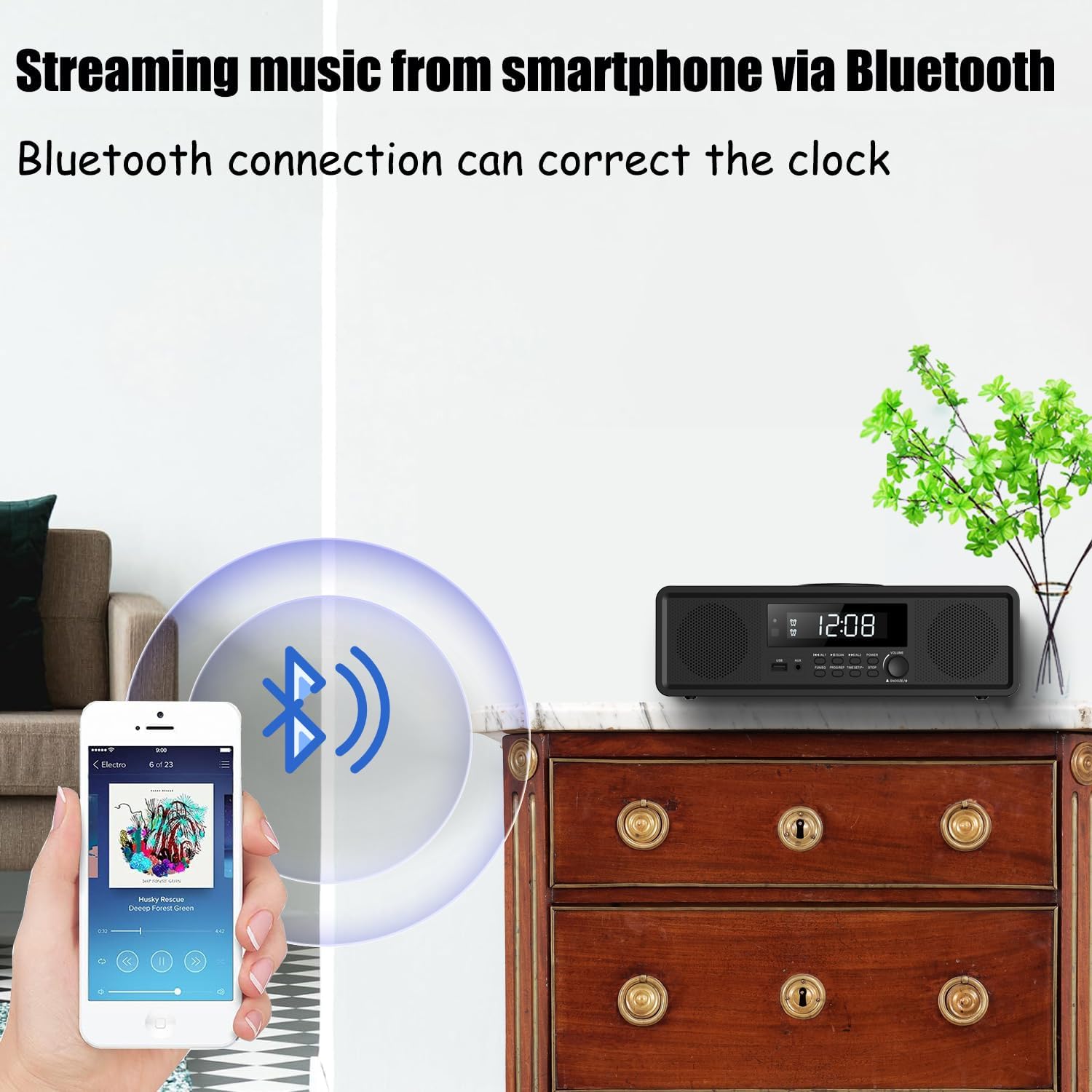 Impianto Stereo Compatto Home CD con Bluetooth - immagine 3