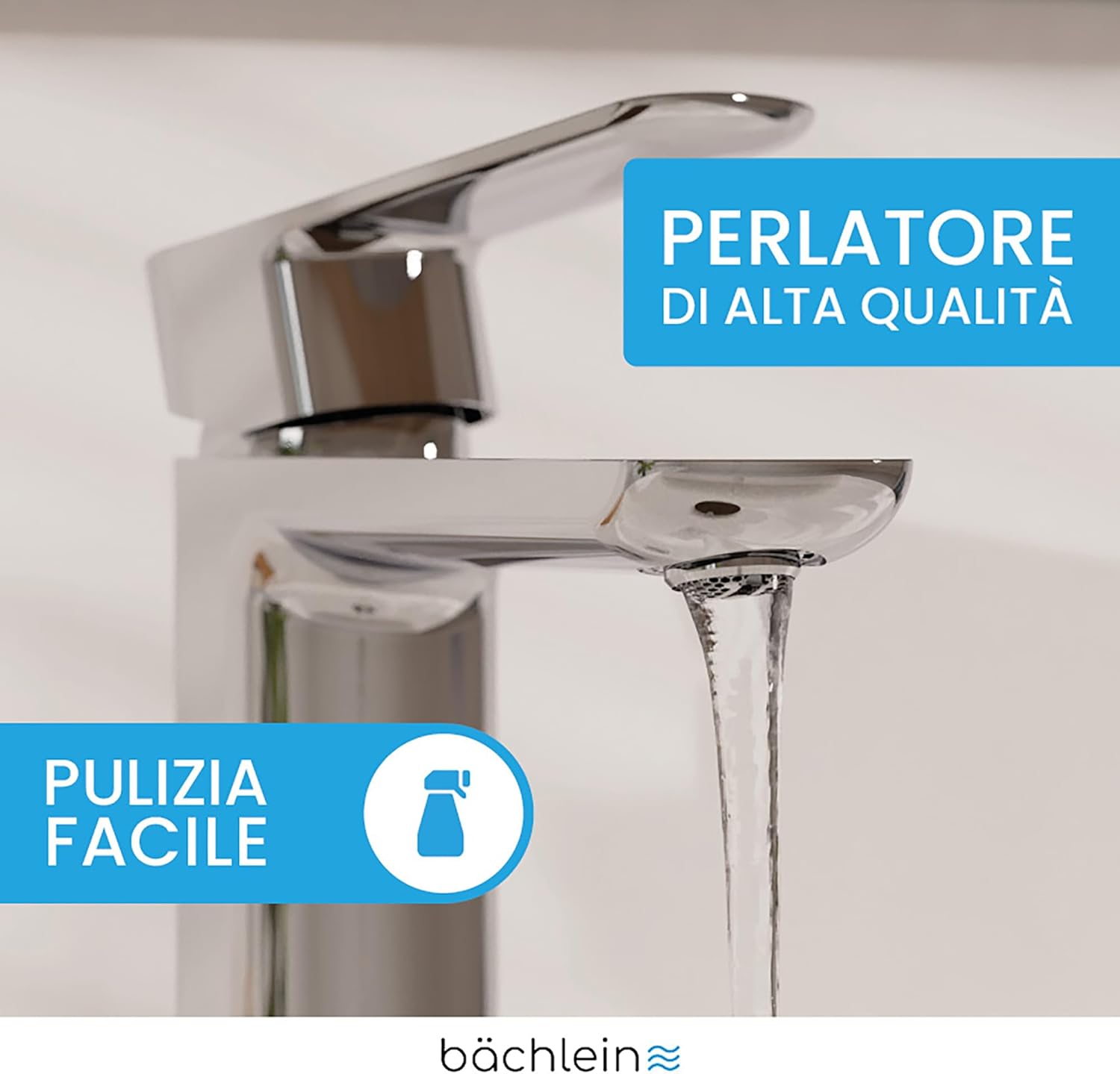 Bächlein Rubinetto Bagno Monocomando Cromato - immagine 2